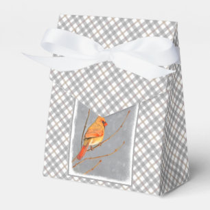 Caja Para Regalos Cardenal sobre pintura de bifurcaciones - Arte de 