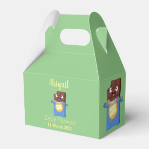 Caja Para Regalos Caricatura de dibujos animados de un dulce chocola