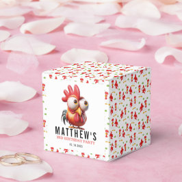 Caja Para Regalos Caricaturas de gallos de cola 3.ª Fiesta de cumple