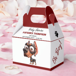 Caja Para Regalos Caricaturas de perro lindo Baby Shower para niño