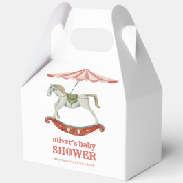 Caja Para Regalos Carnaval de caballos de época Baby Shower