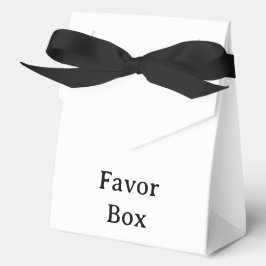 Caja Para Regalos Carpa Grande con Cinta Negra 4" x 2" x 5"