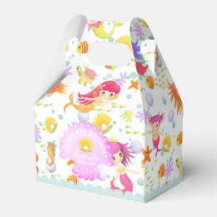 Caja Para Regalos Carpas Blancas de Sirenas