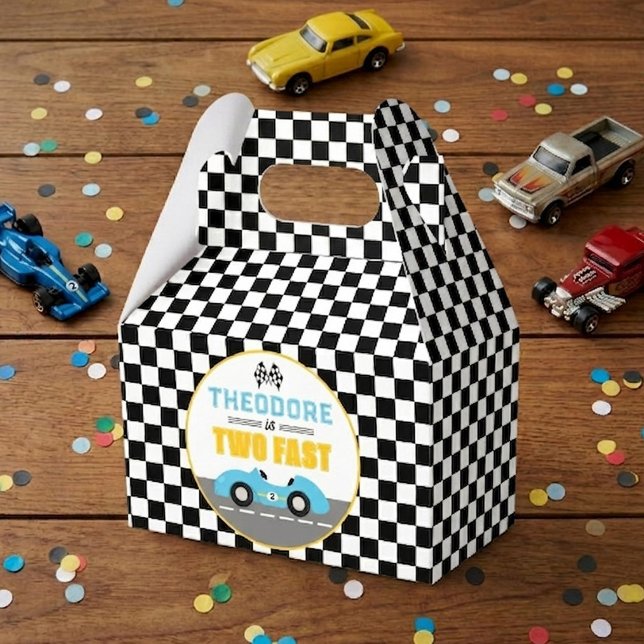 Caja Para Regalos Carrera de Autos Rápidos Fiesta de Cumpleaños núme (Subido por el creador)