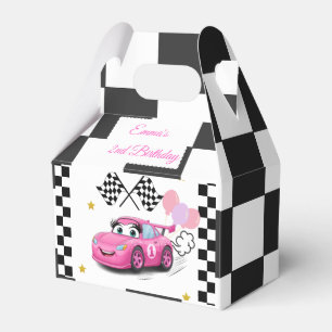 Caja Para Regalos Carreras chica Cumpleaños   Fast One & Two Fast