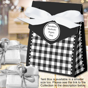 Caja Para Regalos Carro de cuadros Búfalo - Negro y Blanco - Tienda