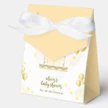 Carrusel de globo mágico Gold Elegant Baby Shower