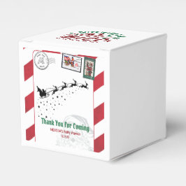 Caja Para Regalos Carta de Santa Claus de señas postizas o buenas