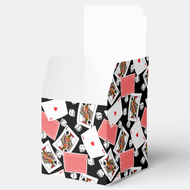 Caja Para Regalos Cartas y dados (Abierto)