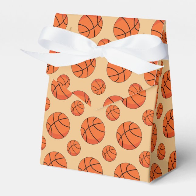 Caja Para Regalos Cartoon Basketball Ball (Front Side)