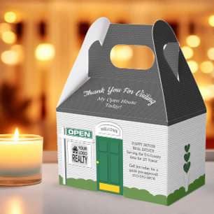 Caja Para Regalos Casa Blanca de la Puerta Verde de la Casa Abierta