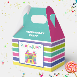 Caja Para Regalos Casa de Bonzas Rosa y aqua