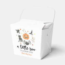 Caja Para Regalos ¡Casi Se Debe Un Pequeño Boo! Halloween de Baby Sh