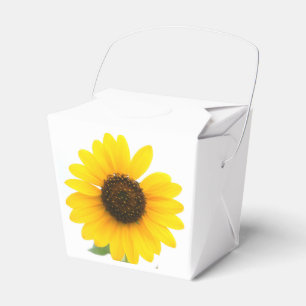 Caja Para Regalos Casilla de árboles de girasol soleado