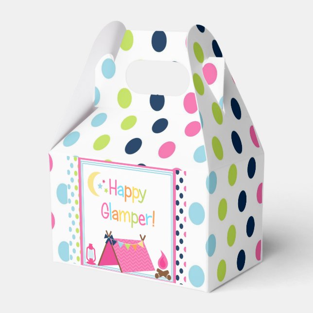 Caja Para Regalos Casilla de favores de glamour (Front Side)