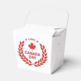 Caja Para Regalos Casilla de favores de guerra del Día de Canadá