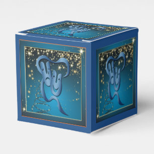 Caja Para Regalos Casilla de favores de la fiesta de la tragedia de