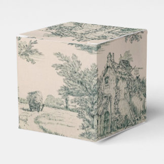 Caja Para Regalos Casilla de favoritos de la fiesta de tela del pais