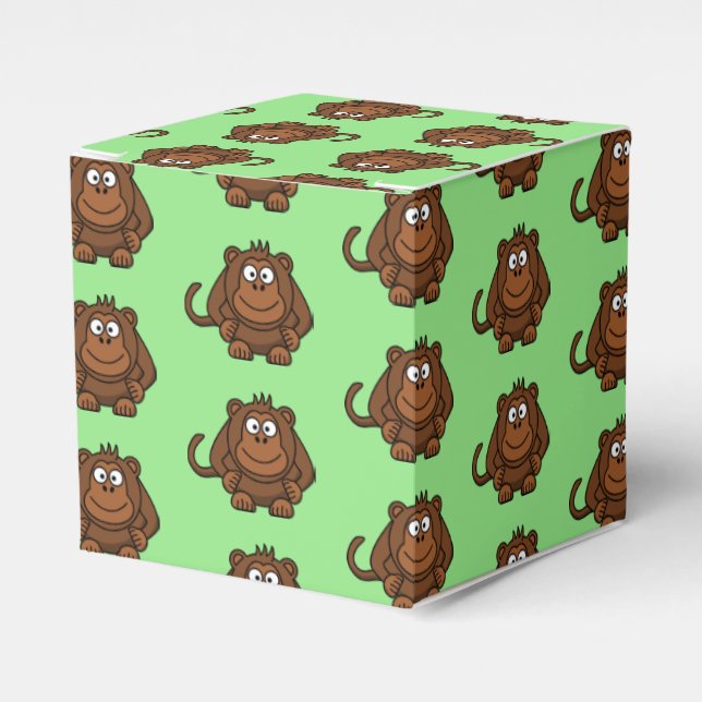 Caja Para Regalos Casilla de favoritos del partido de los monos (Costado Anverso)