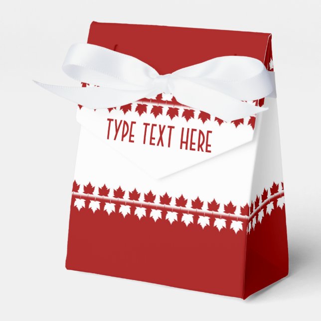 Caja Para Regalos Casilla de regalo de Canadá personalizada Bolsa de (Front Side)