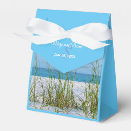 Caja Para Regalos Casilla Del Favor De La Boda De Arena Blanca