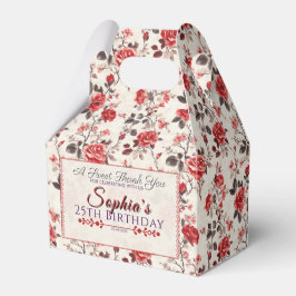 Caja Para Regalos Casilla Única De Favor De Cumpleaños Para Los Chic