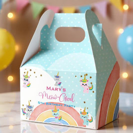 Caja Para Regalos Caticorn Meow-Gical Cumpleaños
