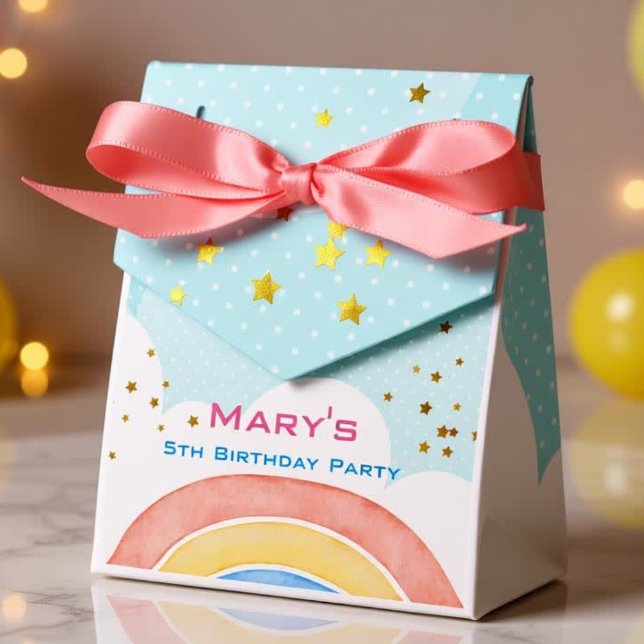 Caja Para Regalos Caticorn Meow-Gical Cumpleaños (Subido por el creador)