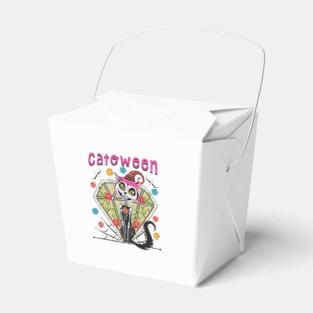 Caja Para Regalos Catoween Halloween (Front Side)