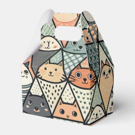 Caja Para Regalos Cats In Cones