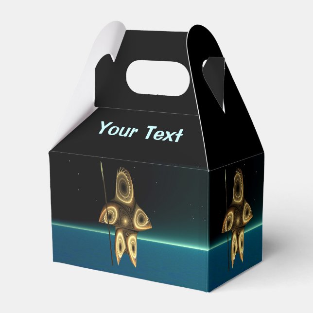 Caja Para Regalos Cazador inuit fractal (Front Side)