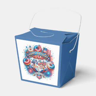 Caja Para Regalos Celebra el cumpleaños número 250 de Estados Unidos