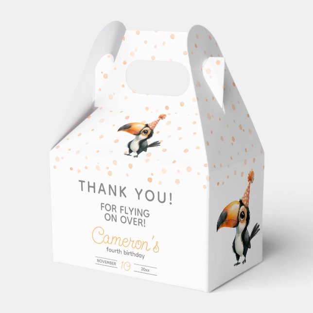 Caja Para Regalos celebración de cumpleaños de niños (Front Side)