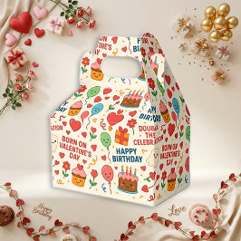 Caja Para Regalos Celebración de cumpleaños de San Valentín Kawaii D