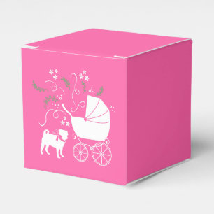 Caja Para Regalos Celebración de la fiesta temática del perro de pug