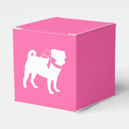 Caja Para Regalos Celebración de la fiesta temática del perro de pug