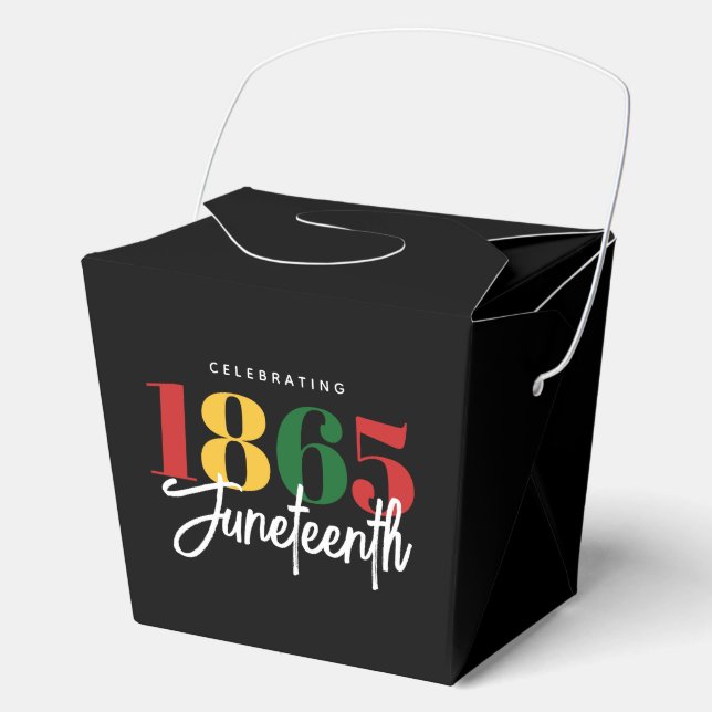 Caja Para Regalos Celebración de la libertad de la historia negra en (Anverso)