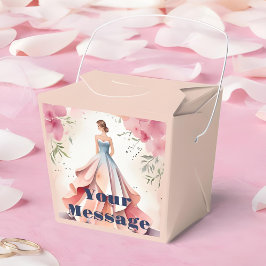 Caja Para Regalos Celebración de Quinceanera de color de agua