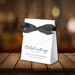 Caja Para Regalos Celebración del funeral de un guión elegante