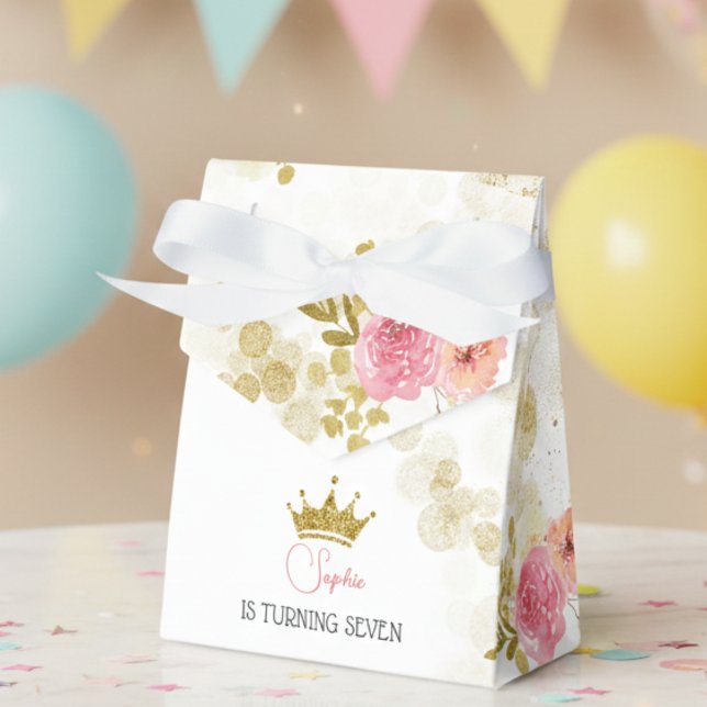 Caja Para Regalos Celebración real cumpleaños de princesa rosa (Subido por el creador)