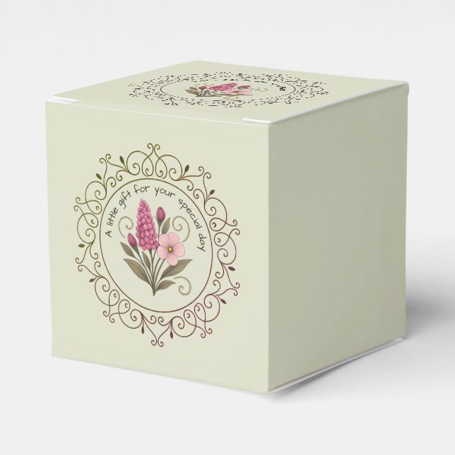 Caja Para Regalos Celebrate in Style – Elegant Balloon Gift Box (Costado Anverso)