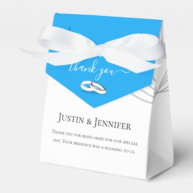 Caja Para Regalos Cena del ensayo de la boda de primavera (Front Side)