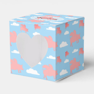 Caja Para Regalos Cerdos voladores caprichosos