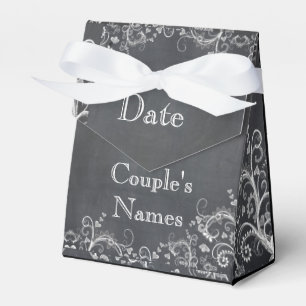 Caja Para Regalos Ceremonia de Bodas lesbianas gay en Chalkboard fav