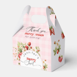 Caja Para Regalos Cereza de fresa dulce cumpleaños