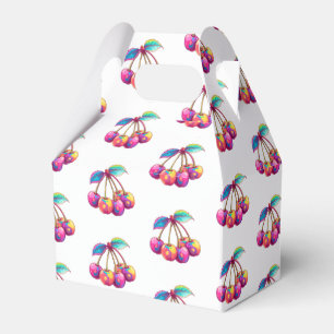 Caja Para Regalos Cerezas de colores