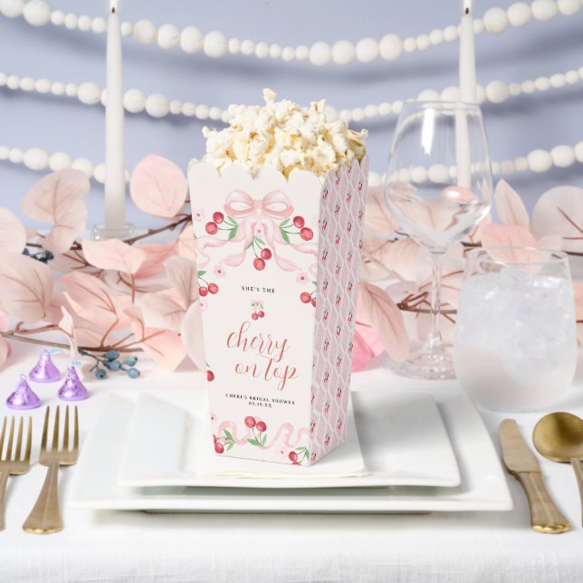Caja Para Regalos Cerezo arriba | Ducha de novia (Boda)