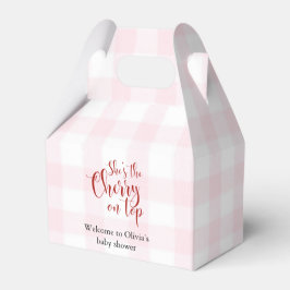 Caja Para Regalos Cerezo en Baby Shower superior