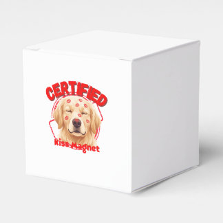 Caja Para Regalos Certified Kiss Magnet - Funny Golden Retriever Dog