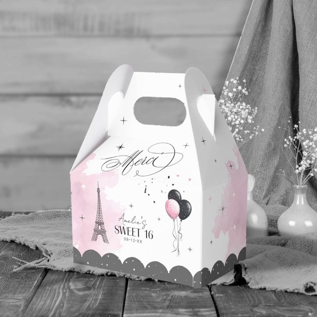 Caja Para Regalos C'est si Bon Parisian Sweet 16 Gracias ID1162 (Subido por el creador)